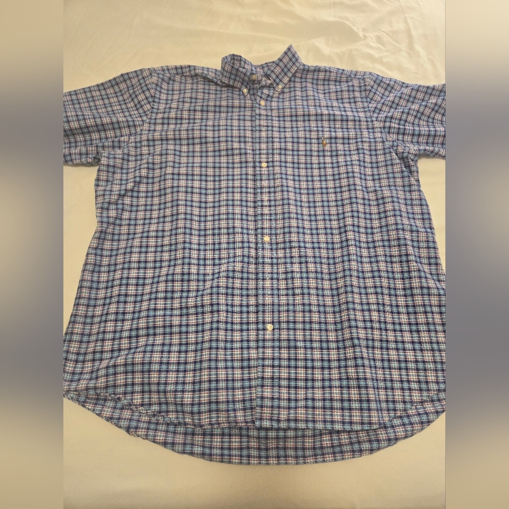 Polo Ralph Lauren Plaid Oxford Shirt (2XLT)
